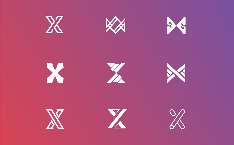 Download Шаблон логотипа "letter X Bundle Logo Template" / letter X Bundle Logo Template - Шаблон логотипа на тему графика #letter,#x,#bundle,#logo,#lettering,#graphicdesign,#art,#love,#lacewig,#design,#music,#bundles,#branding,#app,#creative,#technology,#applogo,#appicon,#arrow