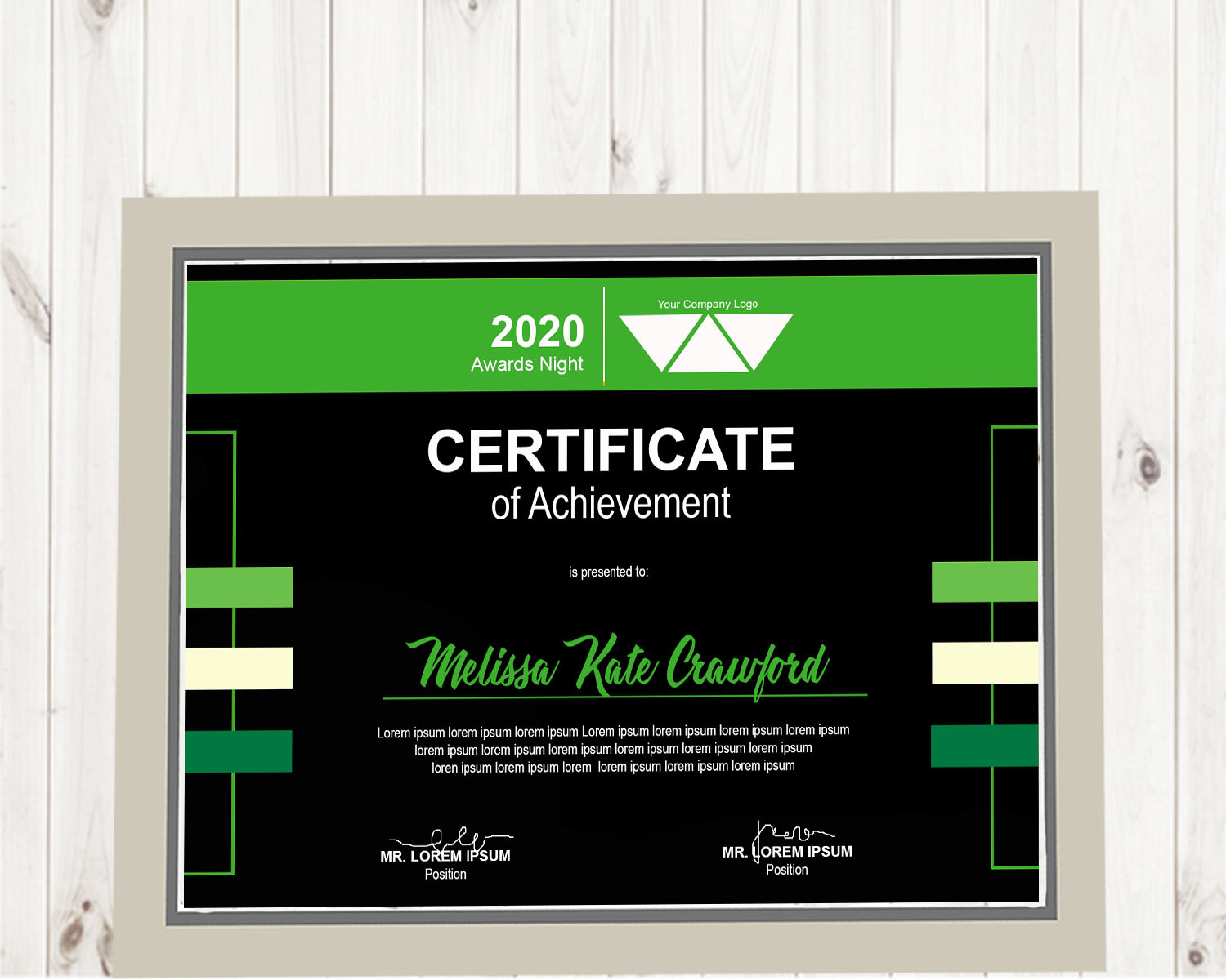 Download Шаблон сертификата "LINES Certificate Template" / LINES Certificate Template - Шаблон сертификата lines,completion,achievement,recognition,attendance,award,event,corporate,student,certificate,employee,participation,geometric,modern,professional,clean,black,gold,red,green