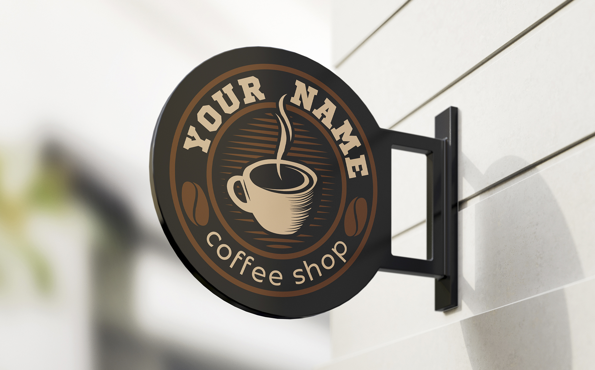 Download Шаблон логотипа "Coffe Logo Template" / Coffe Logo Template - Шаблон логотипа на тему графика coffee,shop,logo,template