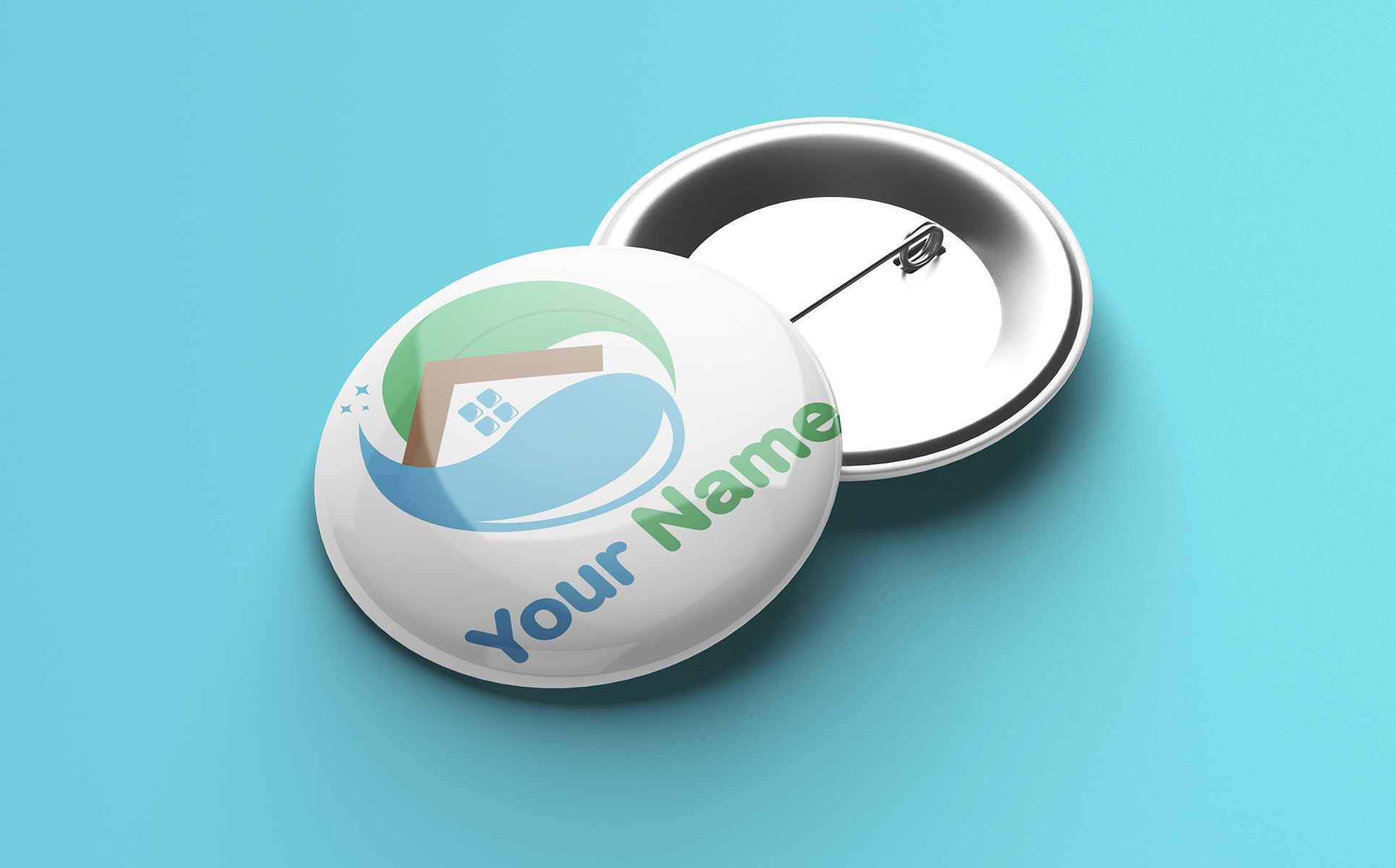 Download Шаблон логотипа "Cleaning Logo Template" / Cleaning Logo Template - Шаблон логотипа на тему графика logo,cleaning,ecological,eco