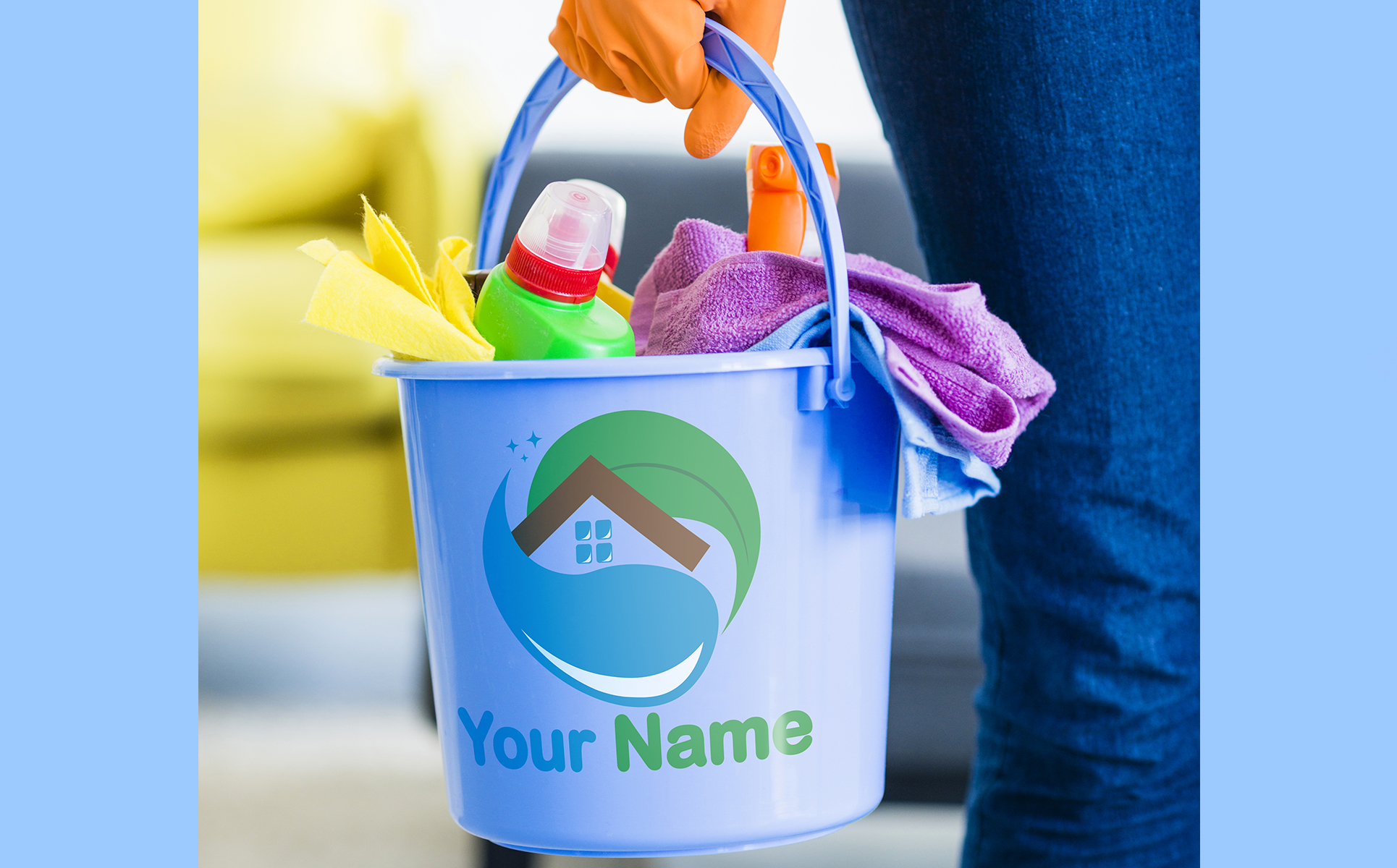 Download Шаблон логотипа "Cleaning Logo Template" / Cleaning Logo Template - Шаблон логотипа на тему графика logo,cleaning,ecological,eco