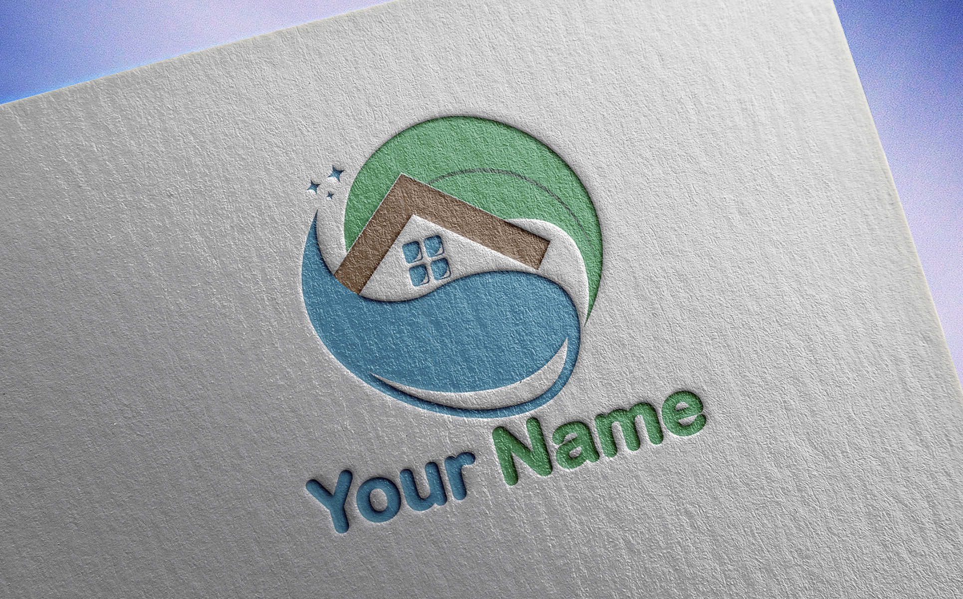 Download Шаблон логотипа "Cleaning Logo Template" / Cleaning Logo Template - Шаблон логотипа на тему графика logo,cleaning,ecological,eco