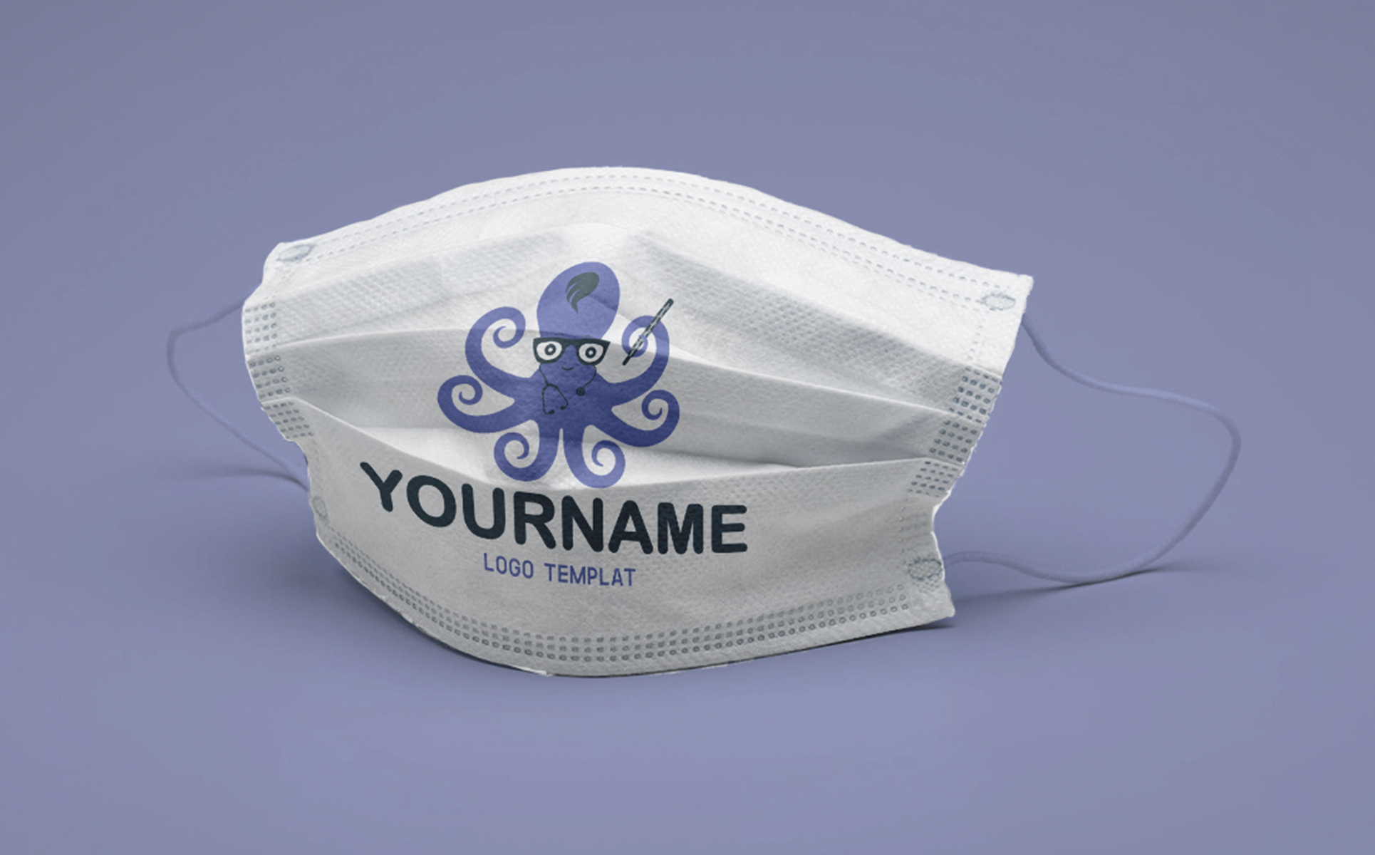 Download Шаблон логотипа "Doctor's Logo Template" / Doctor's Logo Template - Шаблон логотипа на тему графика logo,doctor,medicine,medical,mask,therapist