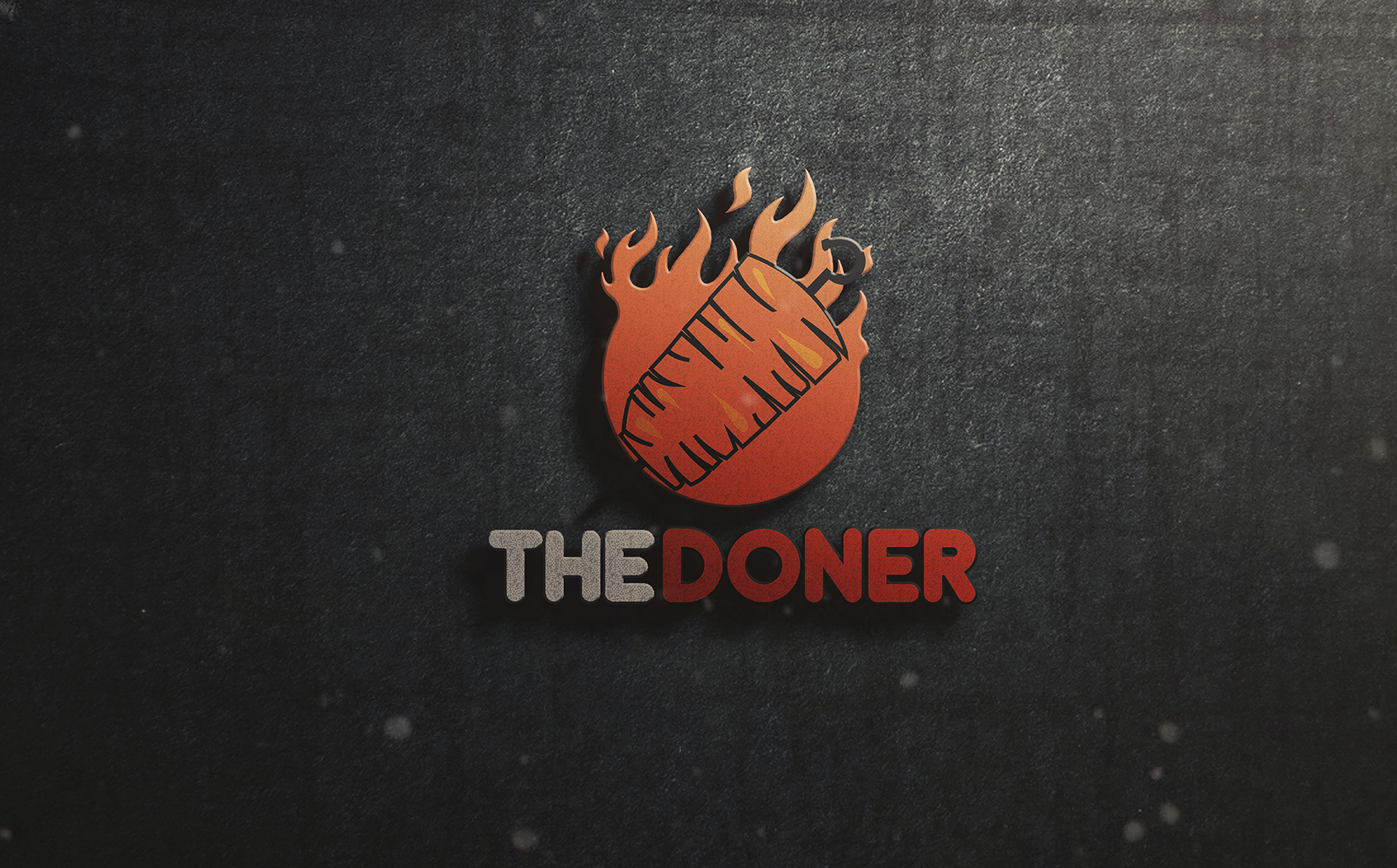 Download Шаблон логотипа "DONER Logo Template" / DONER Logo Template - Шаблон логотипа на тему графика doner,logo,template,kebab,shawarma,bistro,cafe
