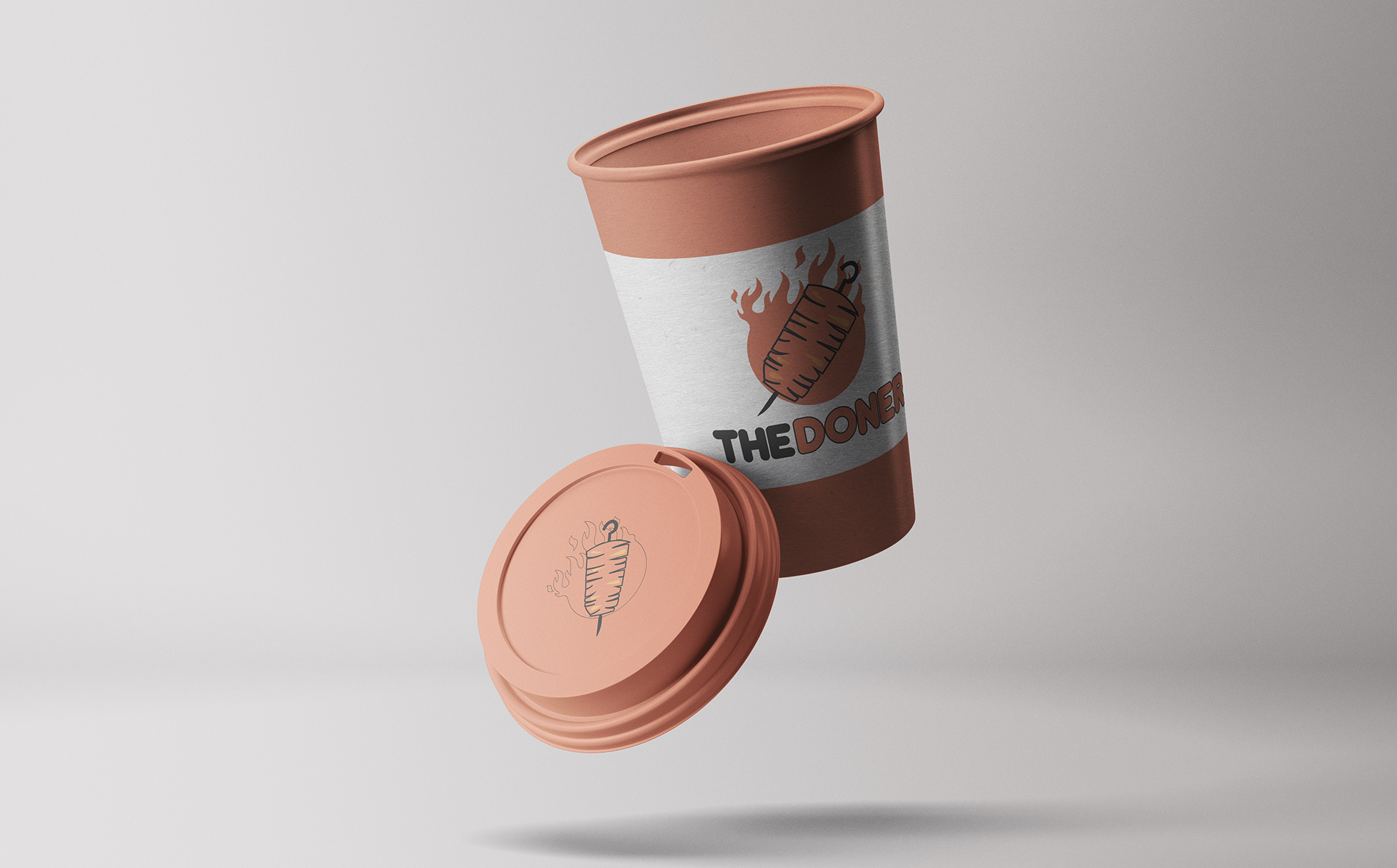 Download Шаблон логотипа "DONER Logo Template" / DONER Logo Template - Шаблон логотипа на тему графика doner,logo,template,kebab,shawarma,bistro,cafe