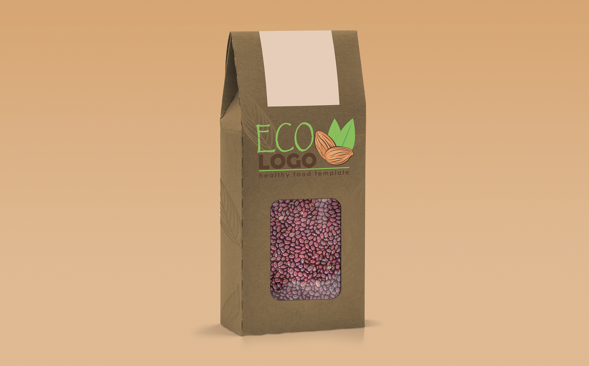 Download Шаблон логотипа "Eco Logo Template" / Eco Logo Template - Шаблон логотипа на тему графика eco,logo,nuts,organic,food,natural,product