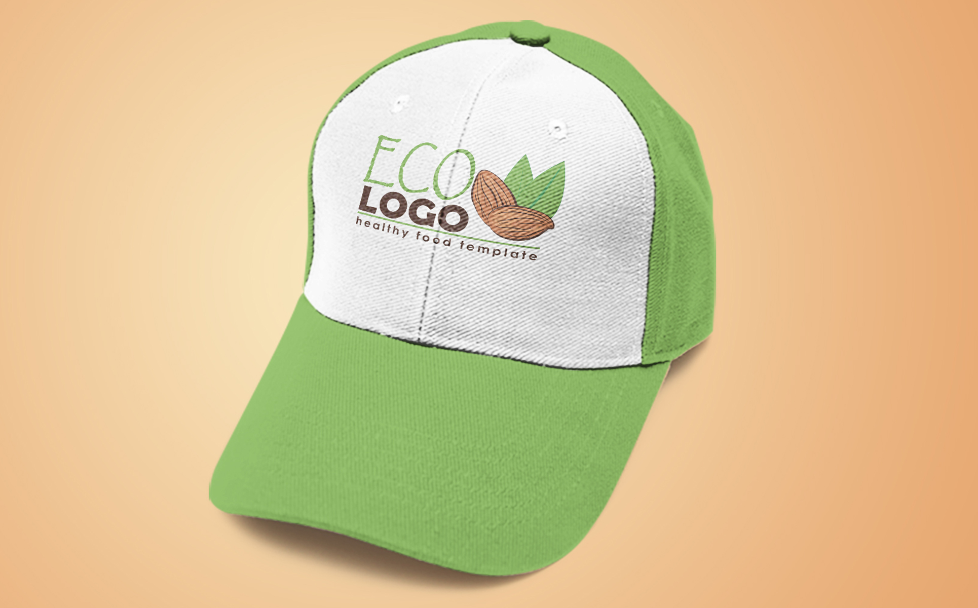 Download Шаблон логотипа "Eco Logo Template" / Eco Logo Template - Шаблон логотипа на тему графика eco,logo,nuts,organic,food,natural,product