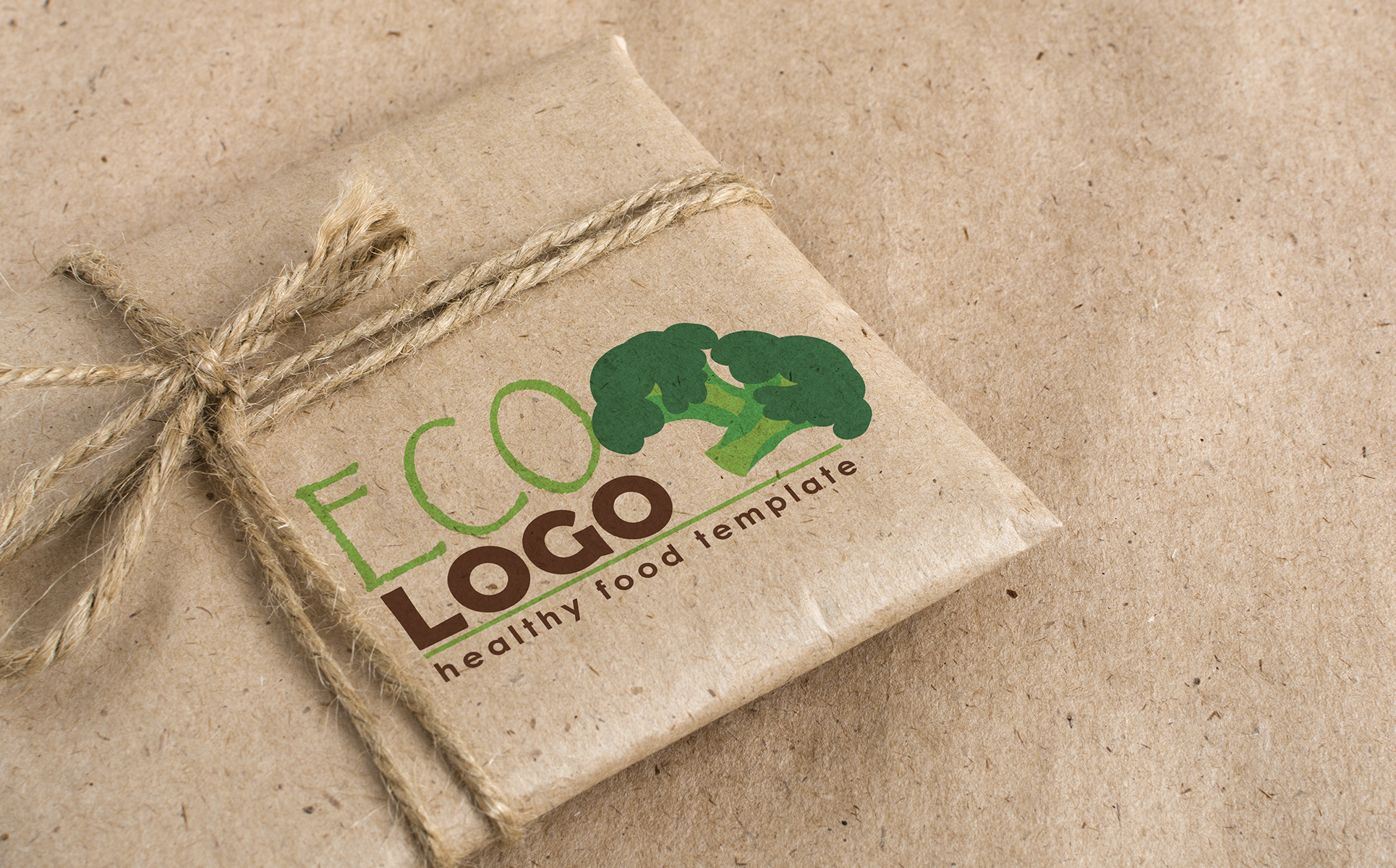 Download Шаблон логотипа "Eco Logo Template" / Eco Logo Template - Шаблон логотипа на тему графика eco,logo,organic,food,natural,product