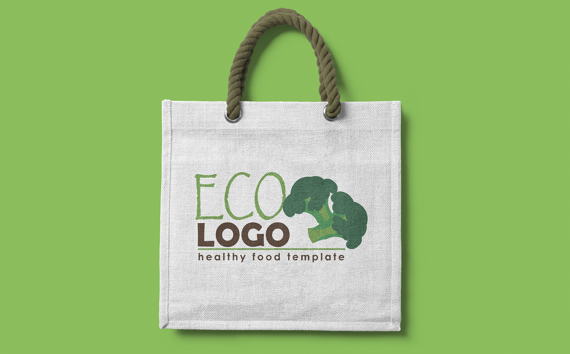 Download Шаблон логотипа "Eco Logo Template" / Eco Logo Template - Шаблон логотипа на тему графика eco,logo,organic,food,natural,product