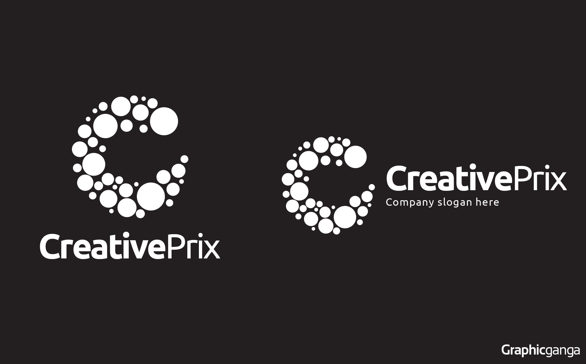 Download Шаблон логотипа "CreativePrix Logo Template" / CreativePrix Logo Template - Шаблон логотипа на тему графика c,creative,design,graphic,web,website,development,work,product,digital,pixel,and,agency,art,artistic,brainstorm,bulb,colorful,corporate,cracking