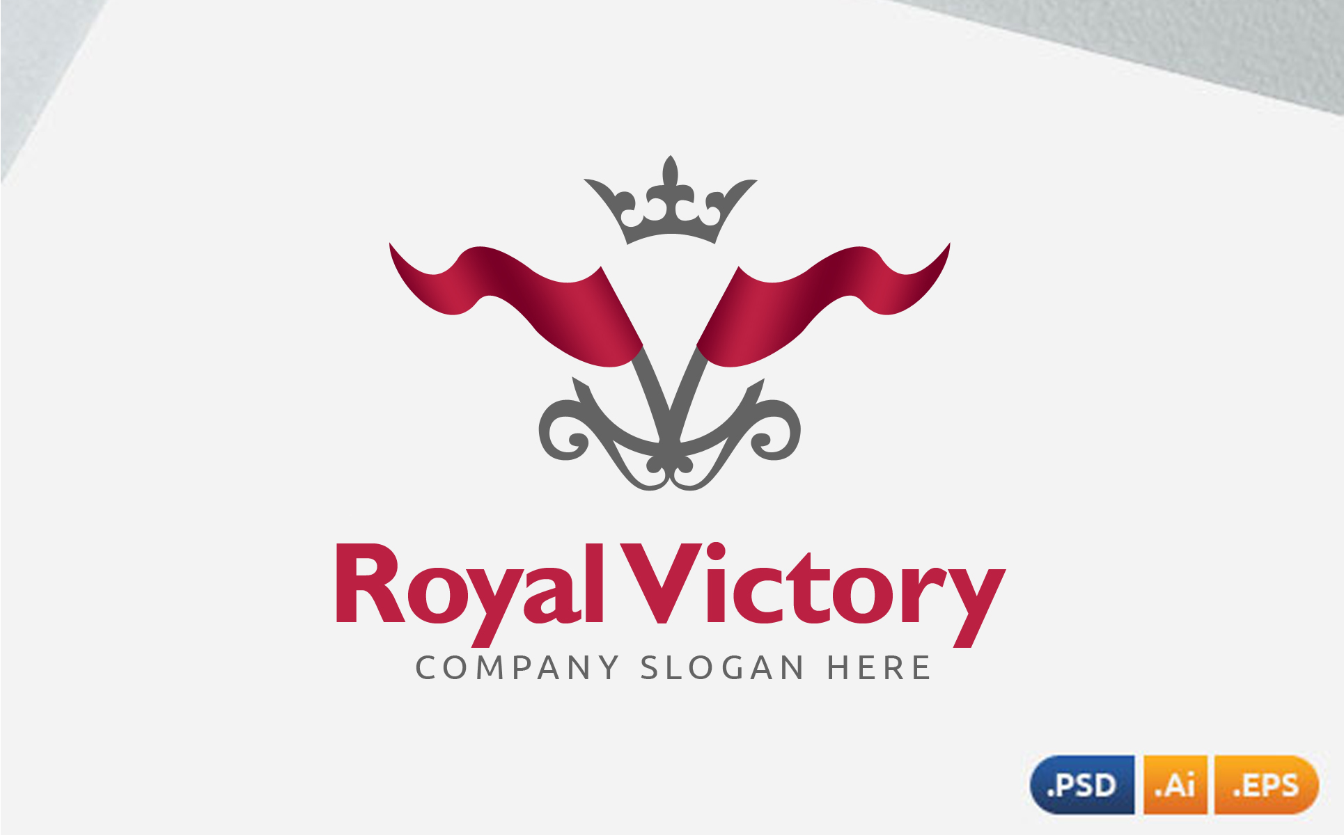 Download Шаблон логотипа "Royal Victory Logo Template" / Royal Victory Logo Template - Шаблон логотипа на тему графика royal,game,golf,polo,logo,business,modern,brand,creative,corporate,company,media,identity,professional,design,web,vector,branding,simple,studio