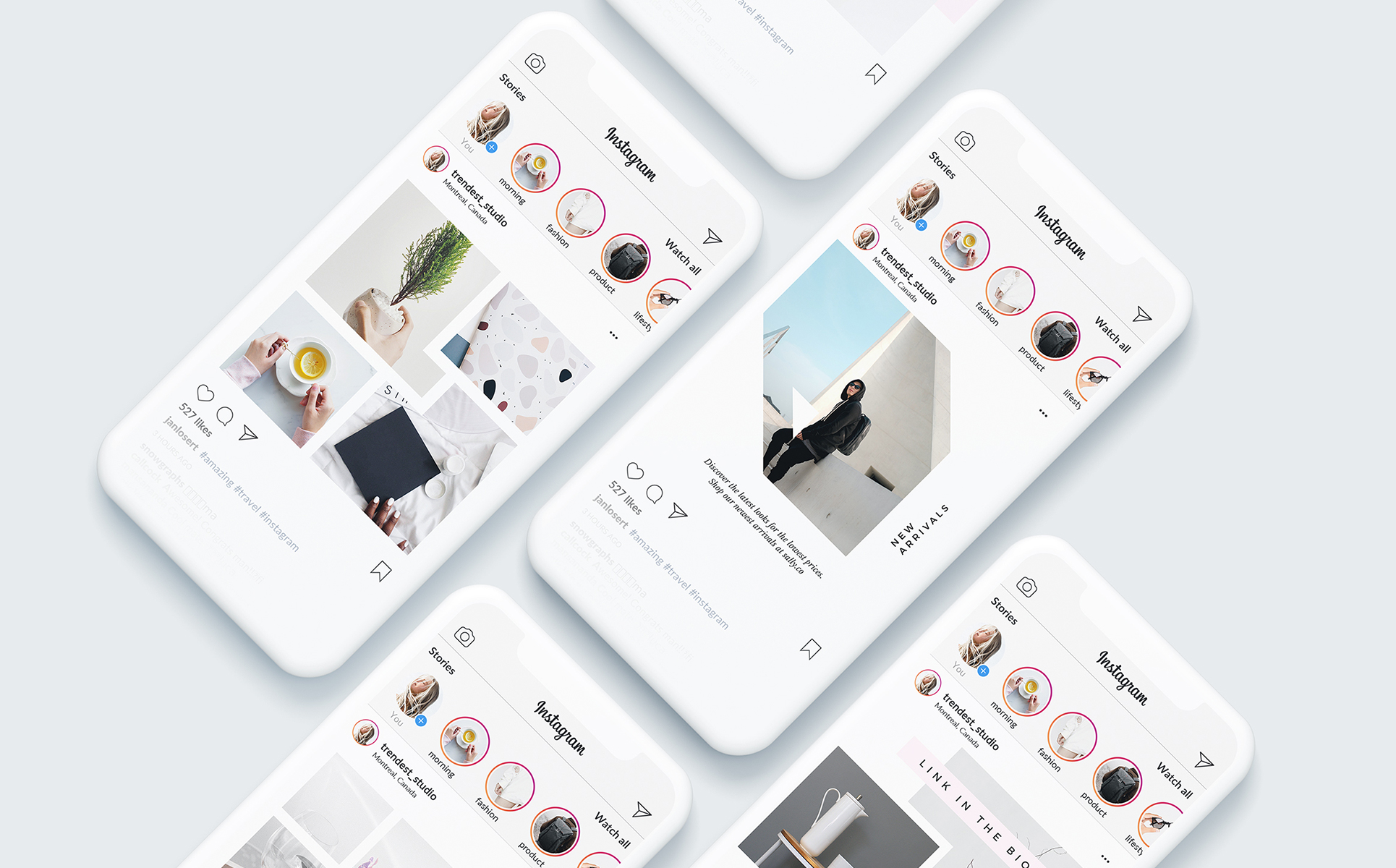 Download Шаблон для соцсетей "Hazel Instagram Pack Social Media Template" / Hazel Instagram Pack Social Media Template - Шаблон для соцсетей на тему графика clean,minimal,fashion,modern,lifestyle,sale,instagram,post,stories,social,media,banner,square,posts,design,template,feminine,digital,marketing,moodboard
