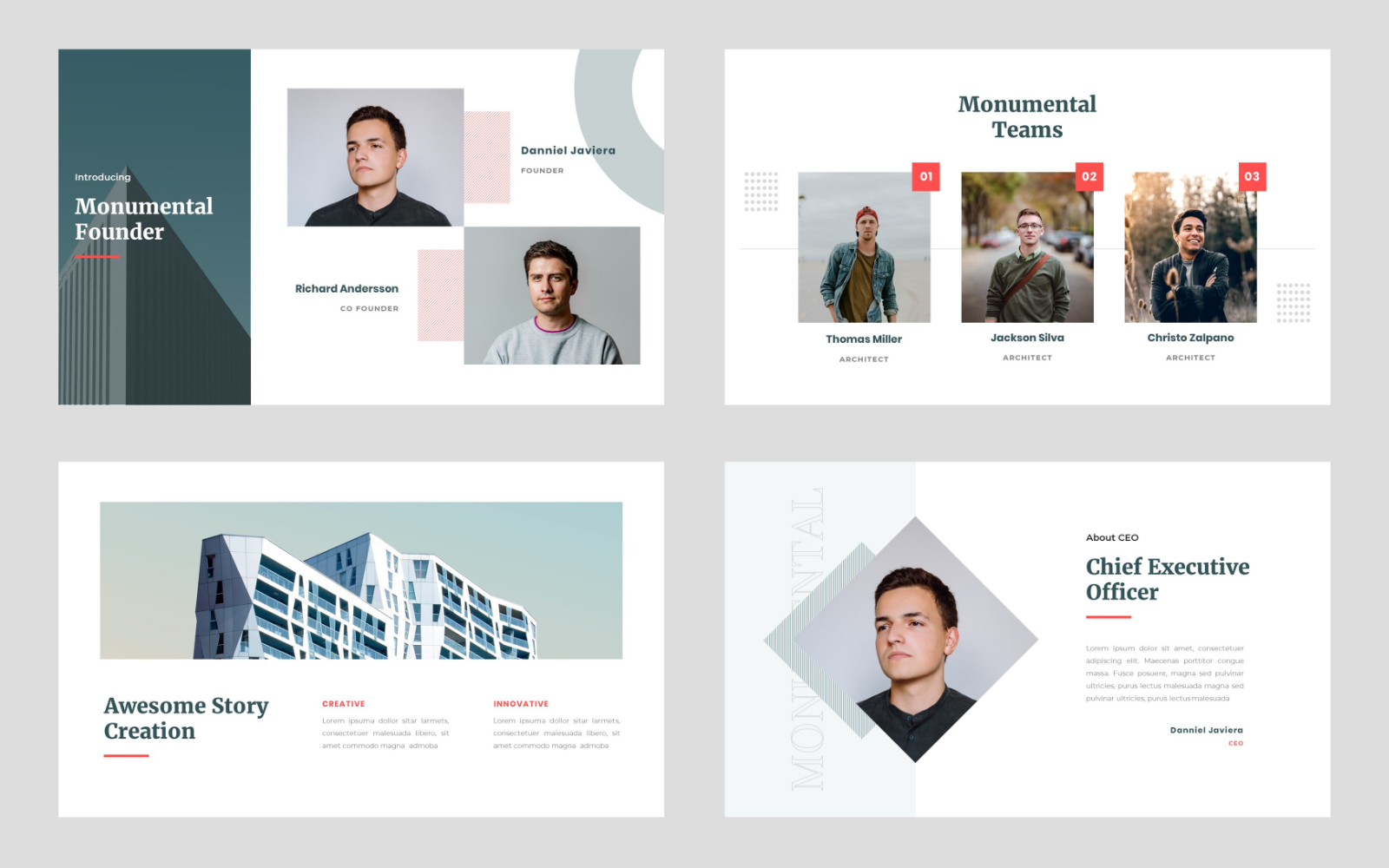 Monumental - Creative PowerPoint Template
