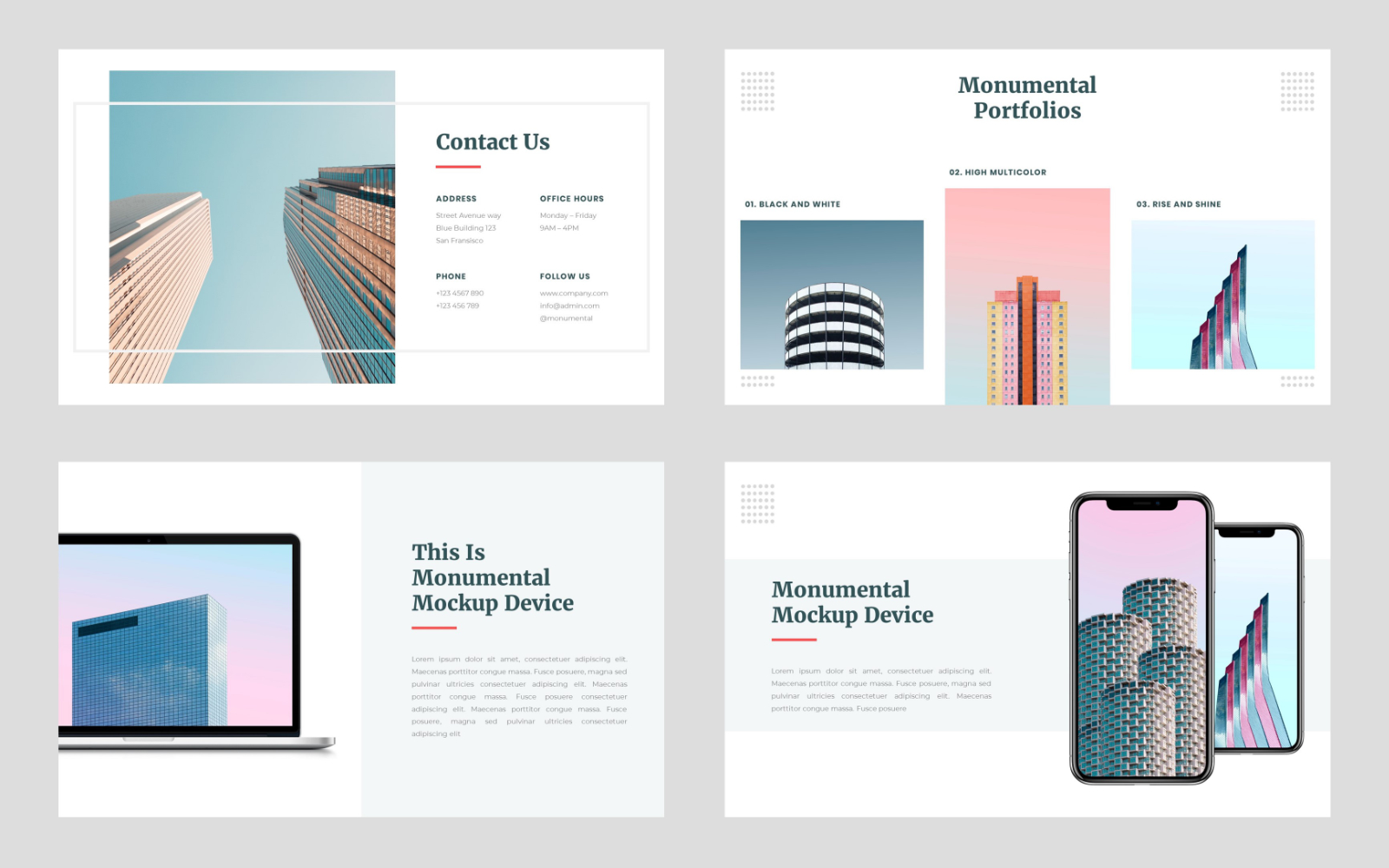Monumental - Creative PowerPoint Template