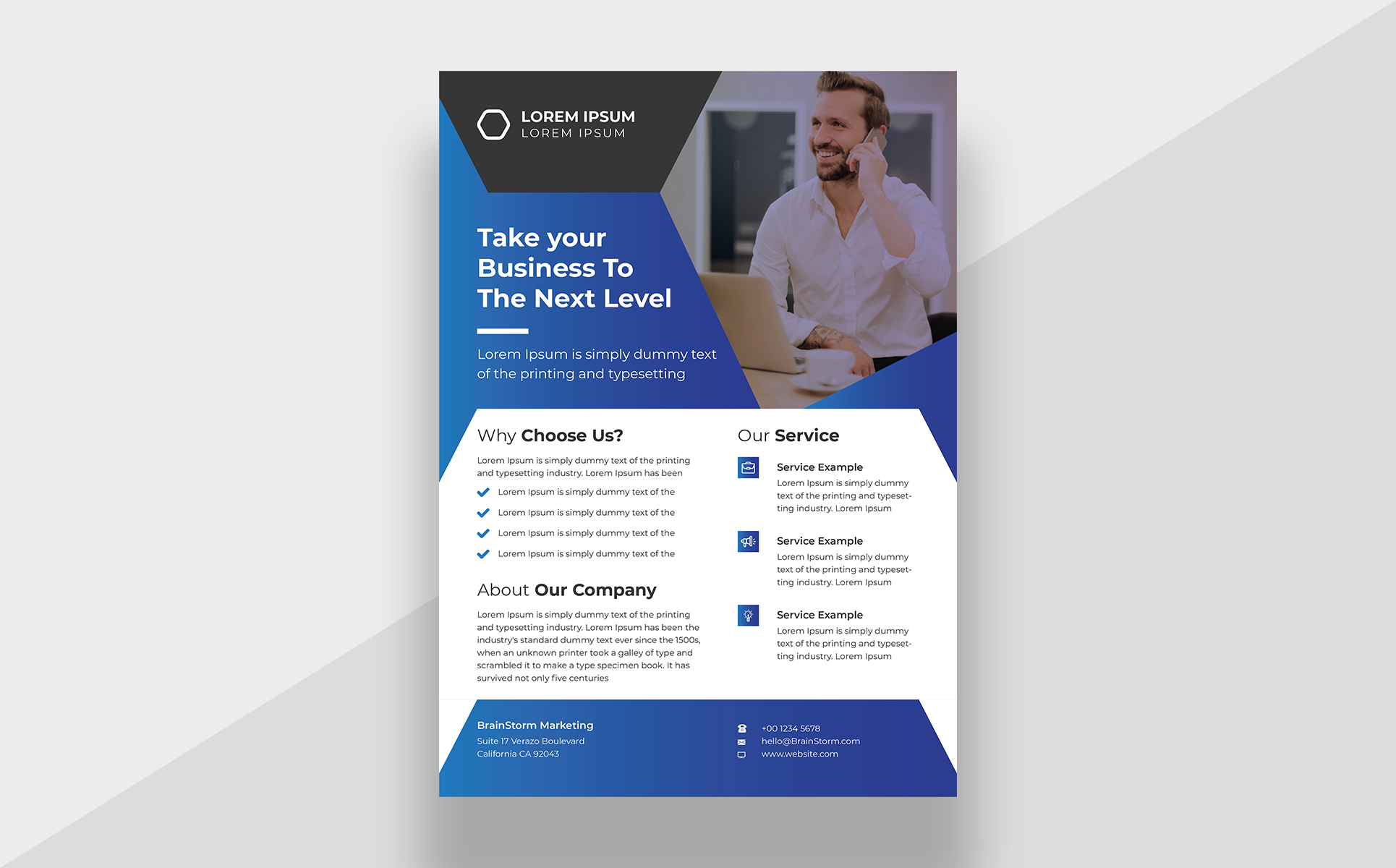 Download Фирменный стиль "Business flyer - Corporate Identity Template" / Business flyer - Corporate Identity Template - Фирменный стиль на тему графика a4,advertisement,advertising,agency,business,flyer,clean,company,consultant,corporate,creative,design,handout,leaflet,magazine,marketing,modern,multipurpose,newspaper,pamphletundefined