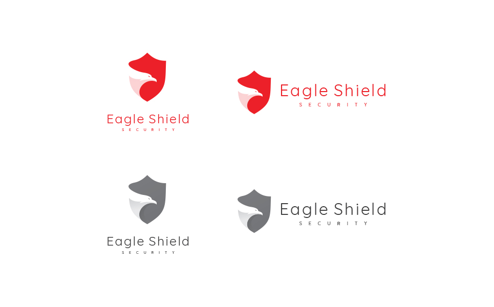 Download Шаблон логотипа "Eagle Shield Logo Template" / Eagle Shield Logo Template - Шаблон логотипа на тему графика bird logo hawk icon falcon graphic concept eagle shield security corporate protection wing art national predator animal stamp guard emblem