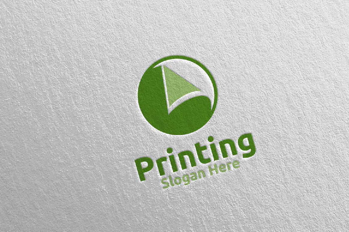 Download Шаблон логотипа "Paper Printing Company Design Logo Template" / Paper Printing Company Design Logo Template - Шаблон логотипа на тему графика logo,printing,media,printer,retail,scan,toner,album,book,journal,paint,advertising,copy,newspaper,paper,cmyk,color,colorful,magazine,icon